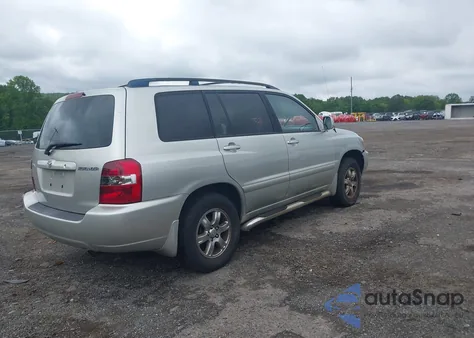 2004 Toyota Highlander V6 из США, поврежденный, VIN JTEEP21A640051556